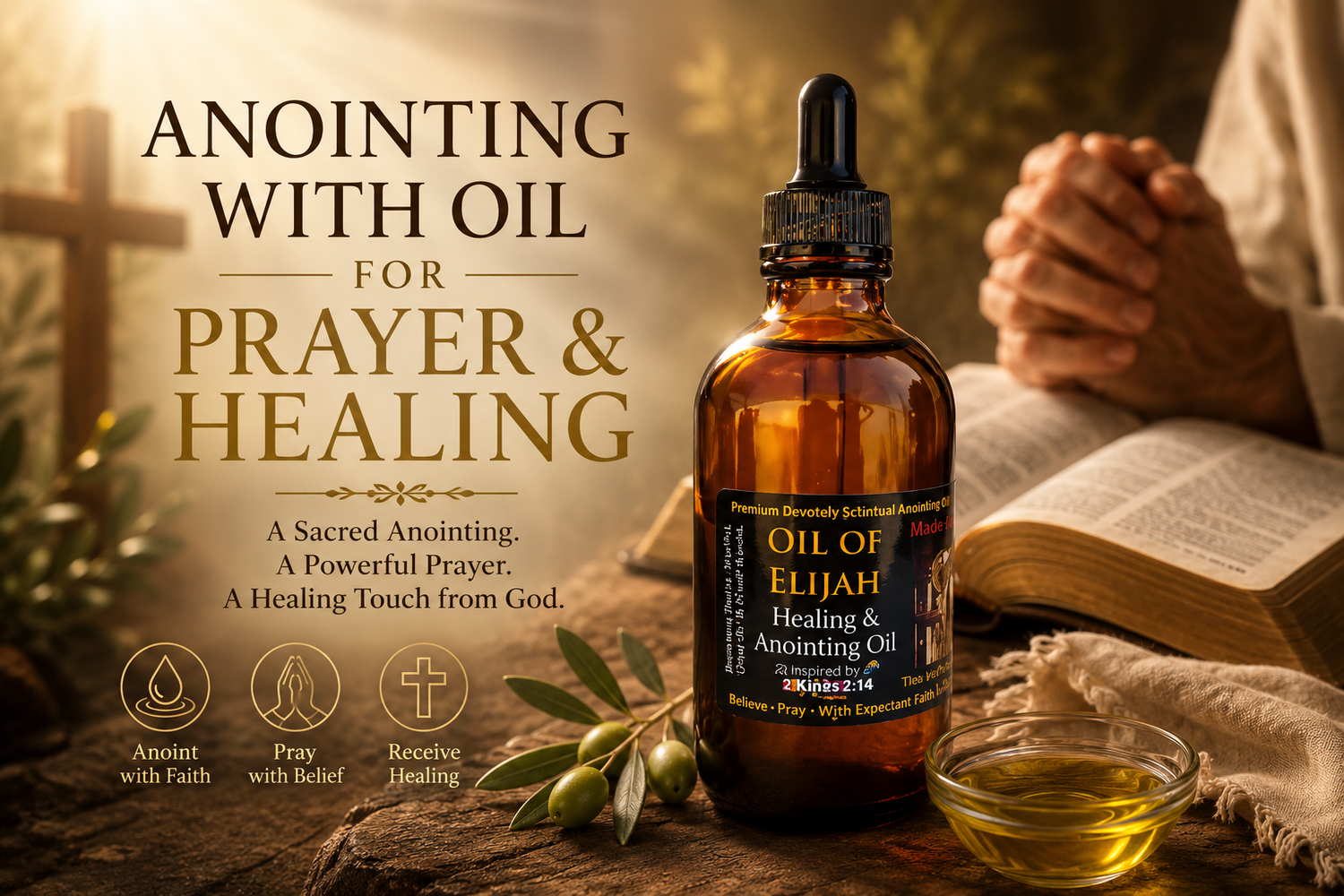 Anointing With Oil for Prayer and Healing