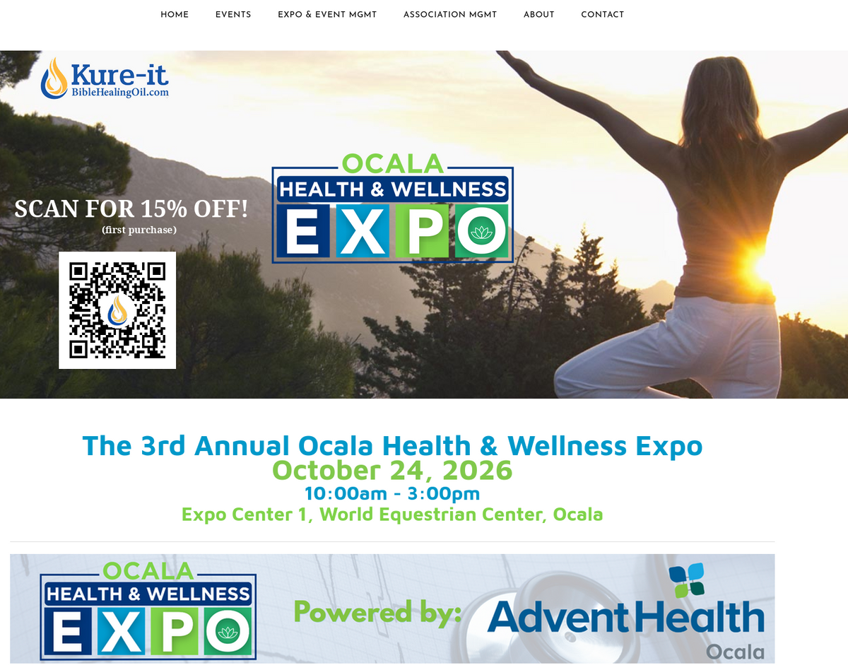 2026 Ocala Health & Wellness Expo: Discover Natural Health & Conscious Living in Marion County