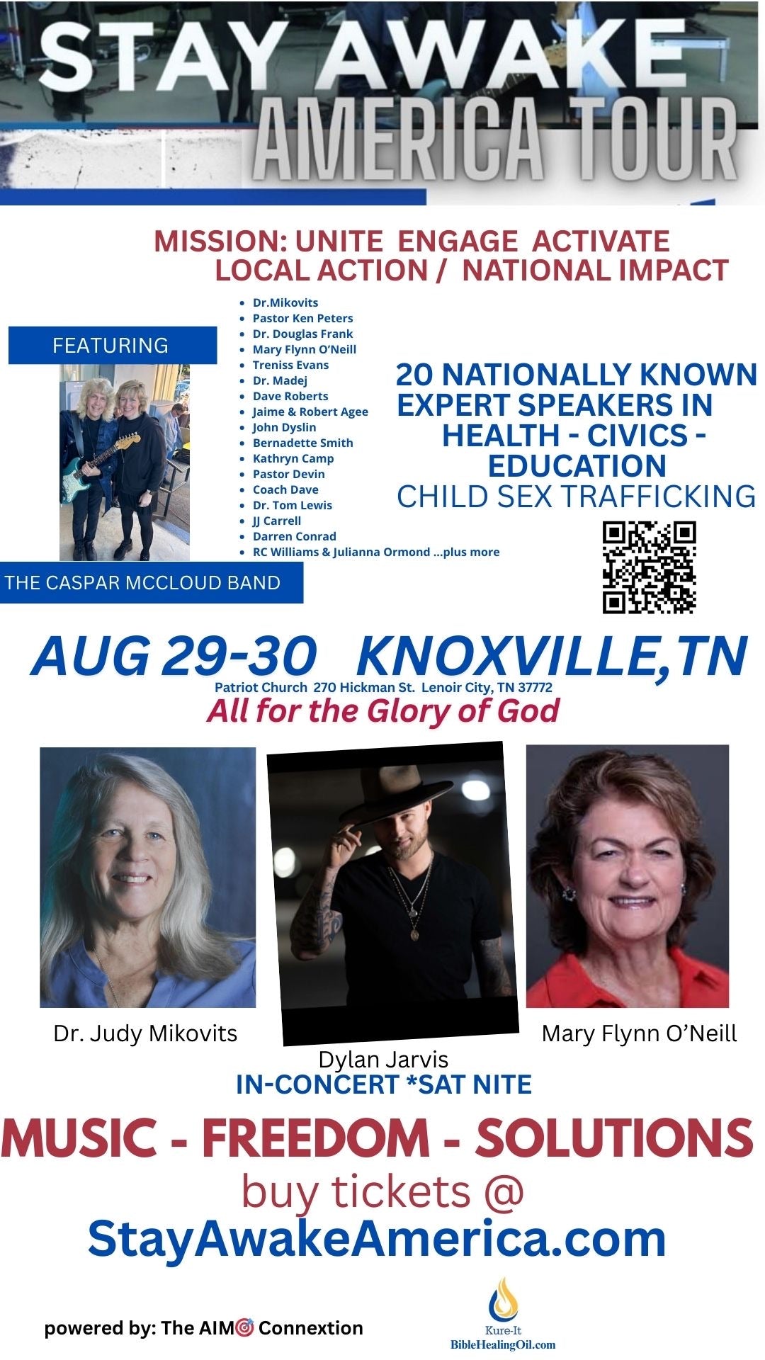 Coming to Knoxville, Tennessee! August 29th-30th!