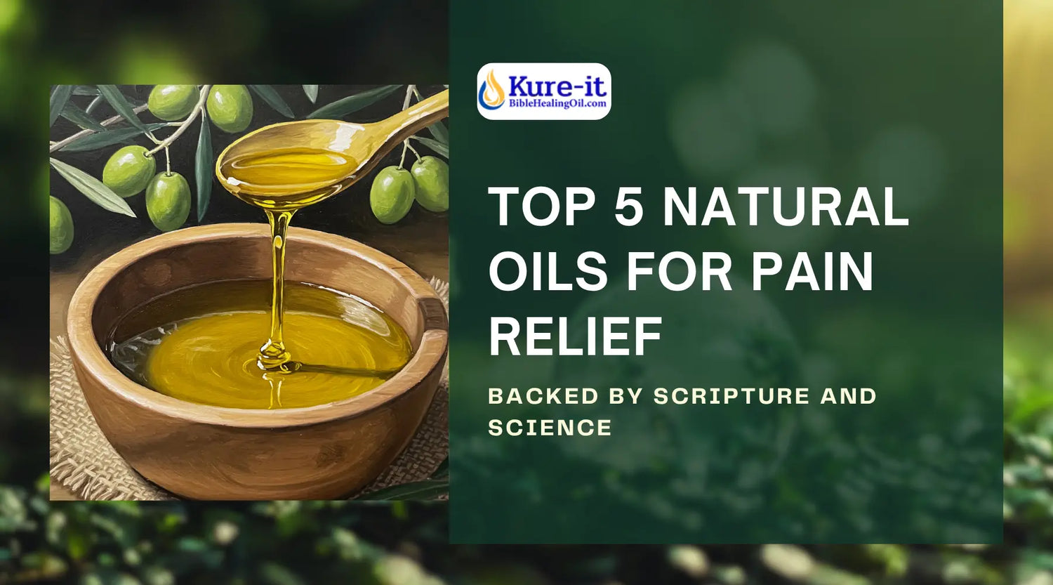 Natural Oils for Pain Relief