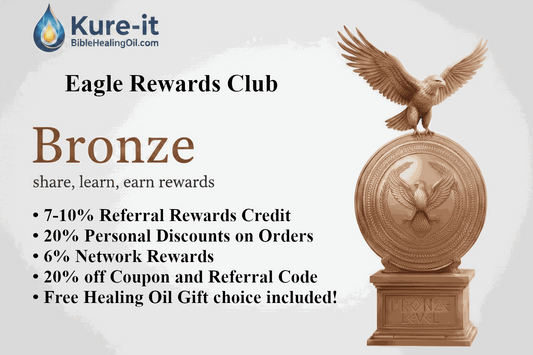 Kure-it Eagle Bronze Level Rewards : A bronze statue of an eagle on a shield.