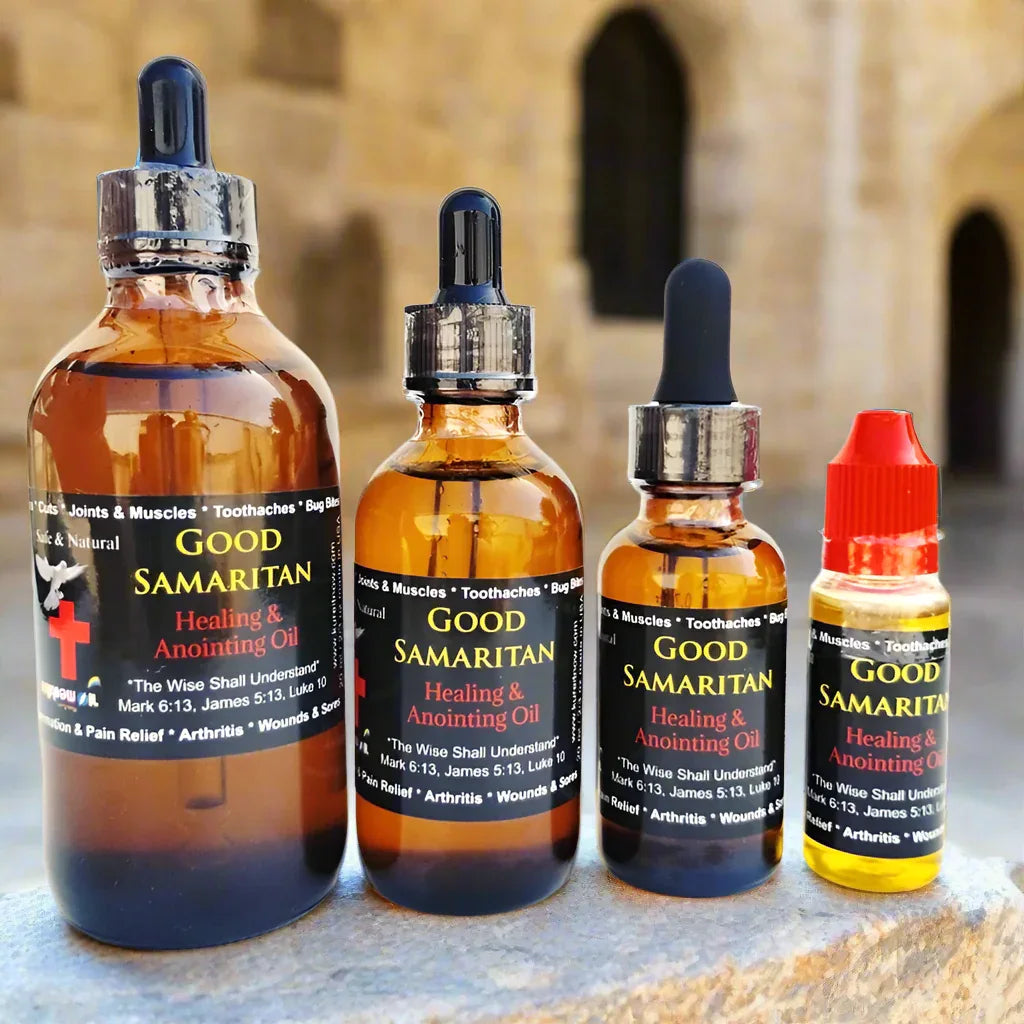Making Good Samaritan oil is essential to healing others.