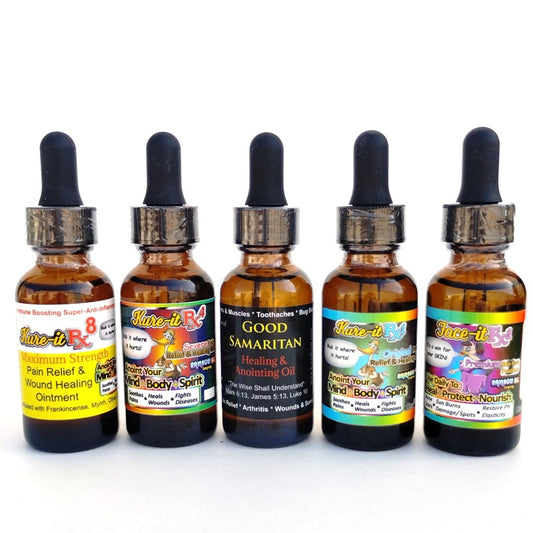 Kure-It Rx8 Max 5 Pack (all strengths) glass.