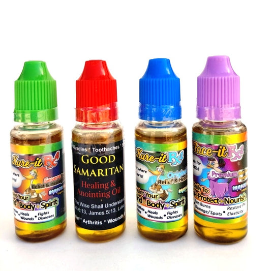 kure-it Rx4 pack bible healing oil