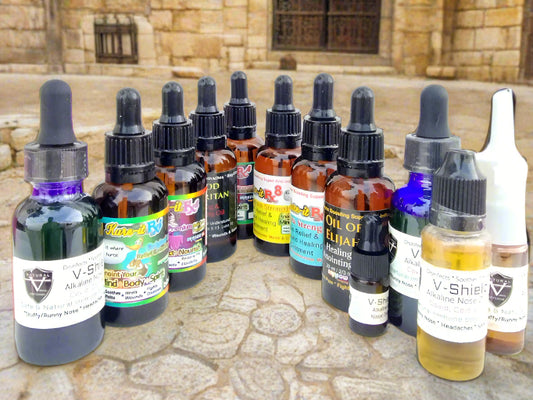 Kure-it Healing Oils of the Bible arranged by strength