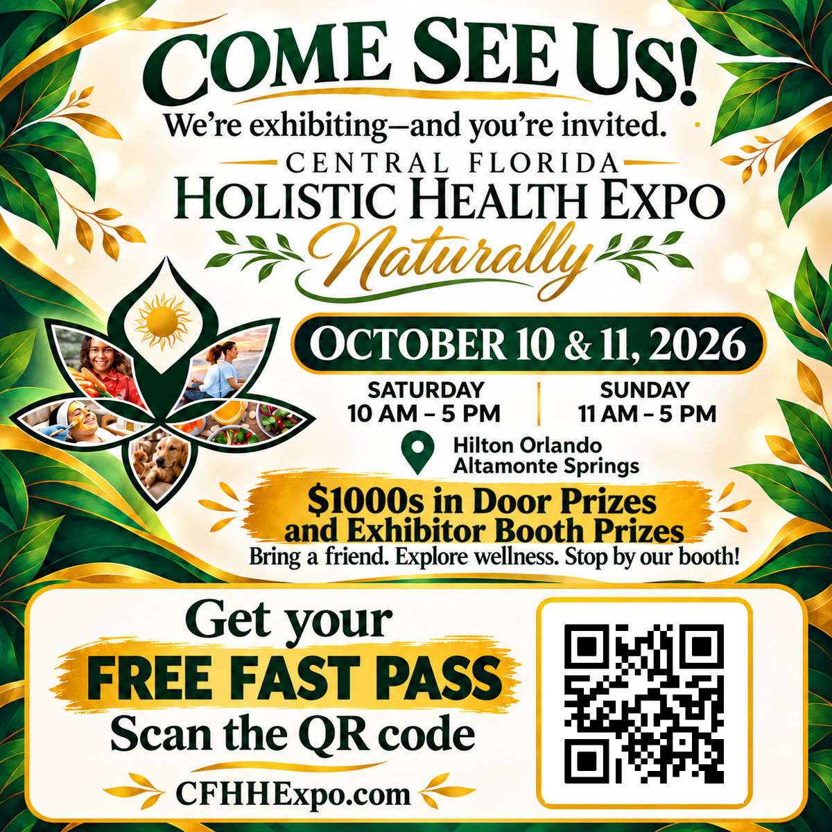 Join Us at the Central Florida Holistic Health Expo: October 10-11, 2026