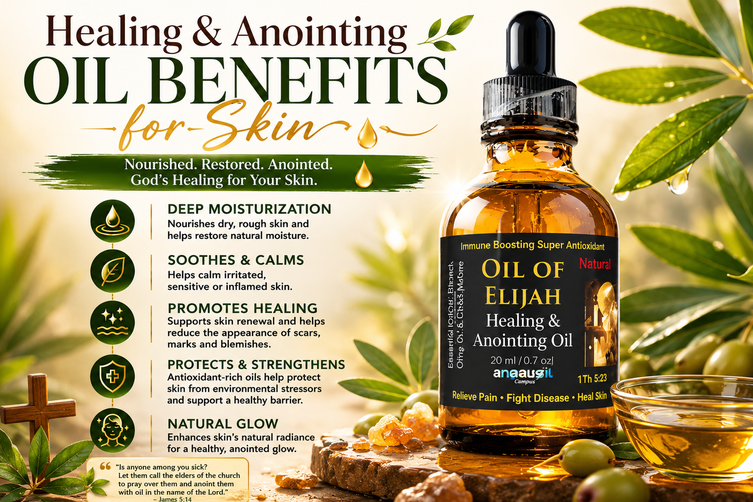 Healing and Anointing Oil Benefits for Skin 