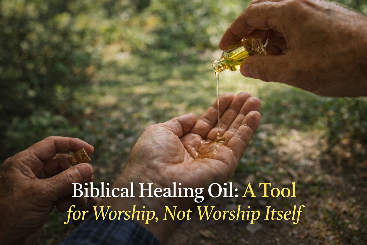 Biblical Healing Oil: A Tool for Worship, Not Worship Itself