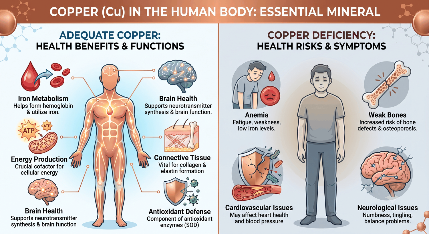 The Role of Copper in the Body