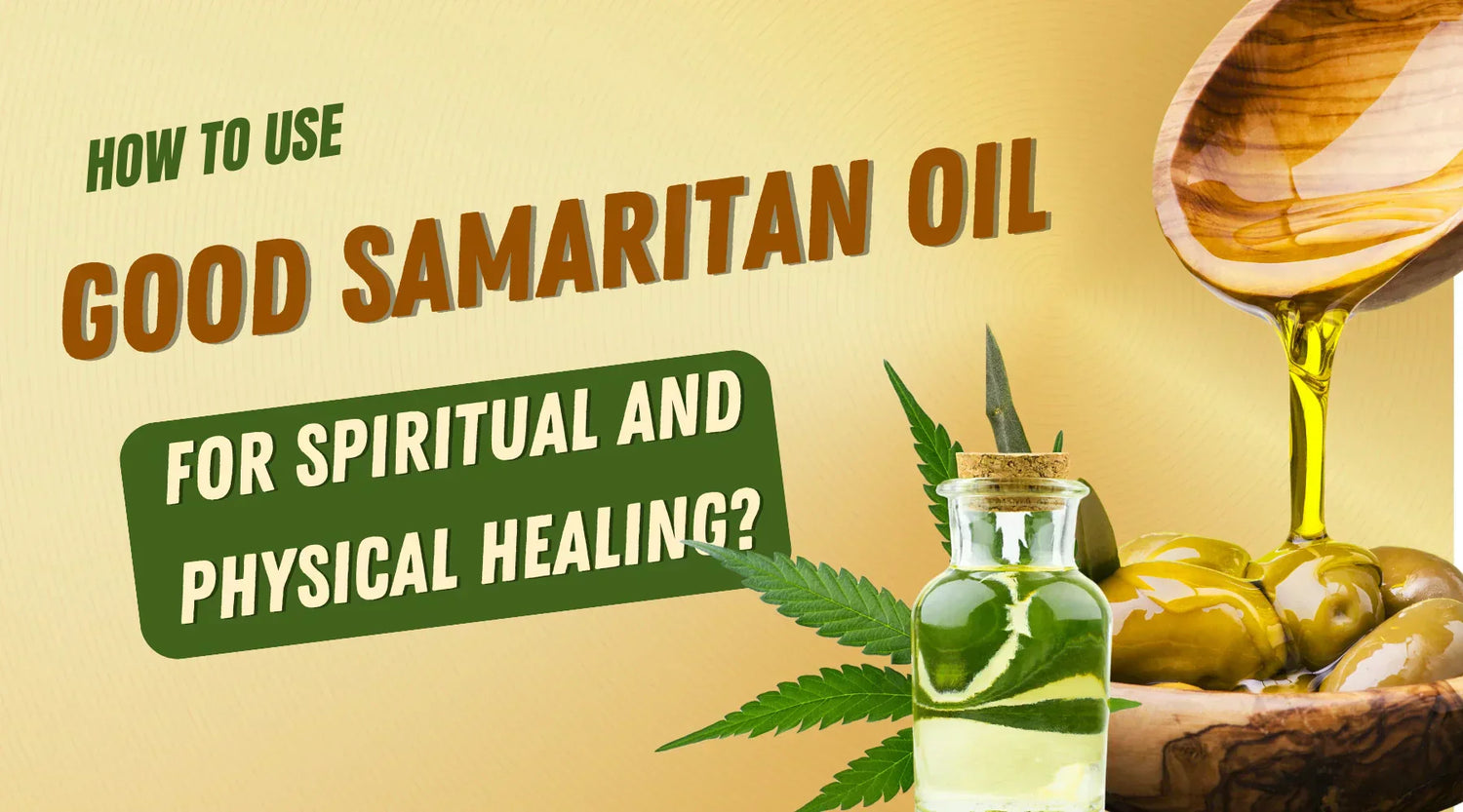 How to Use Good Samaritan Oil