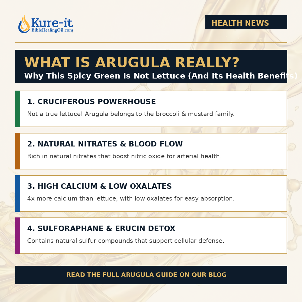 What Is Arugula Really? Why This Spicy Green Is Not Lettuce (And Its Health Benefits)