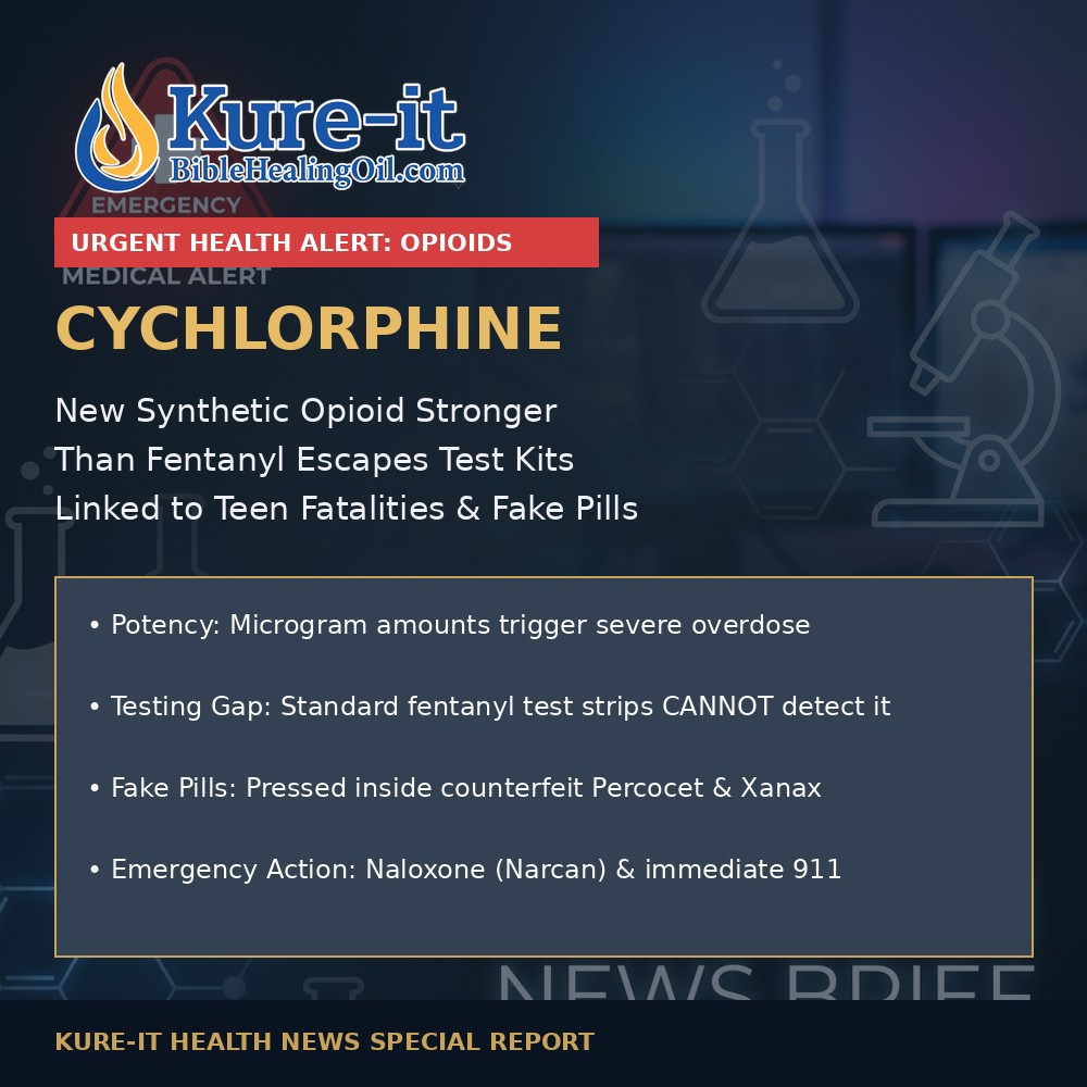 Cychlorphine Alert: The New Synthetic Opioid Stronger Than Fentanyl Escaping Test Kits