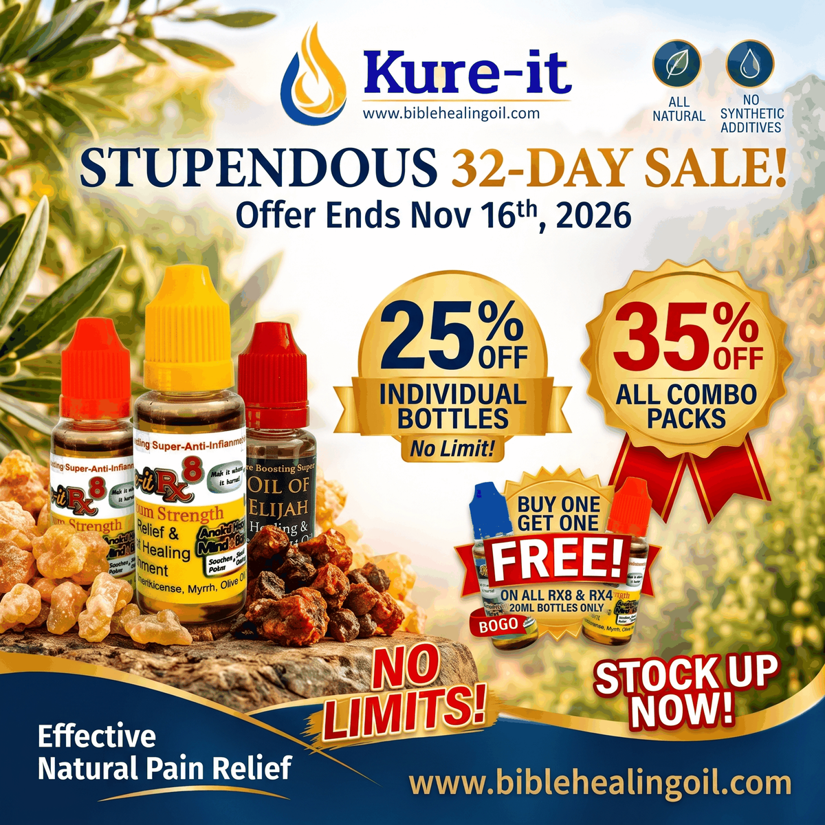 Kure-it Fall Savings Event: Save Up to 35% Plus Exclusive Buy-One-Get-One Specials