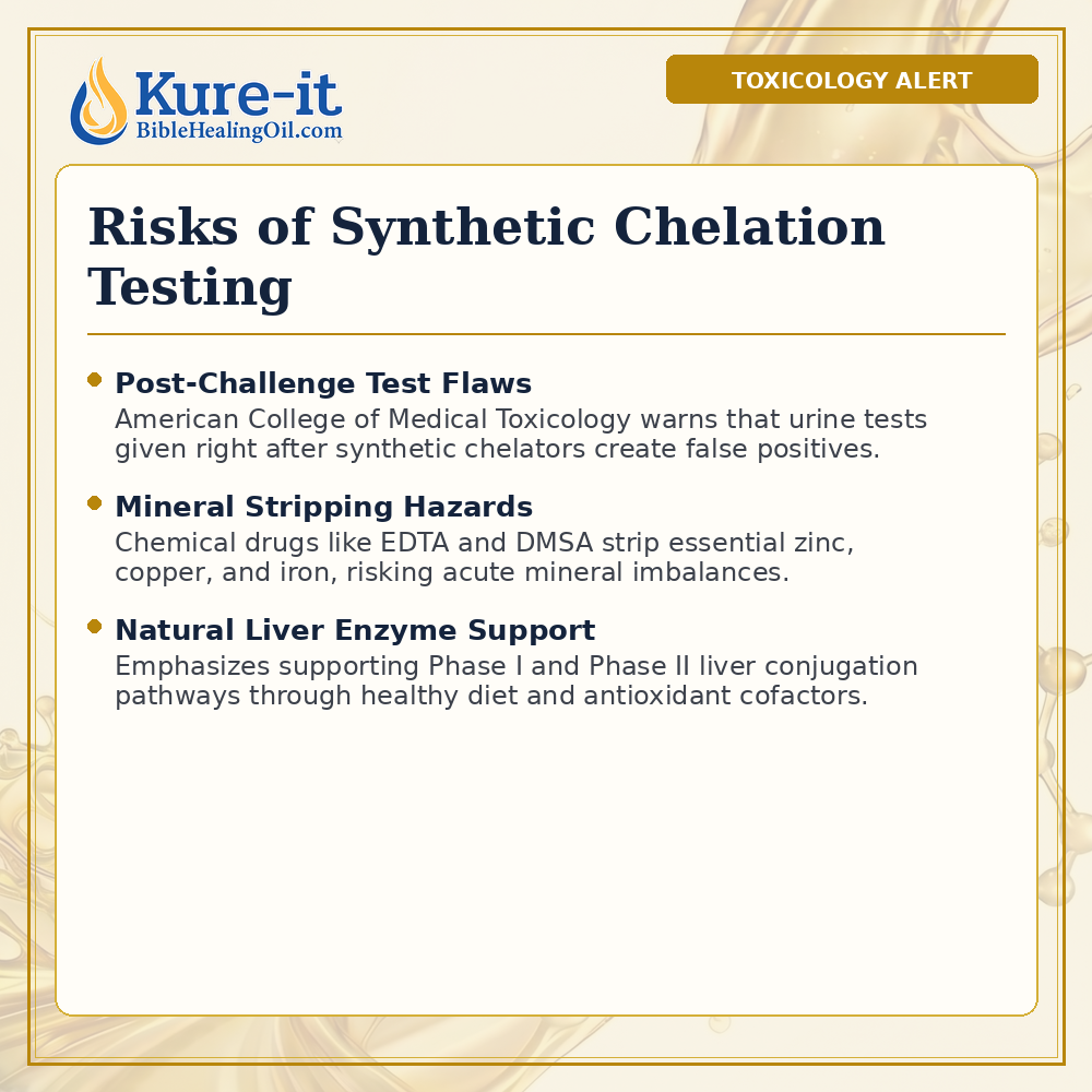 Toxicology Warning: The Dangers of Post-Chelation Urinary Metal Testing