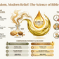 Infographic about Kure It Healing Oils with text and graphics on a white background