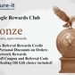 Kure-it Eagle Bronze Level Rewards : A bronze statue of an eagle on a shield.