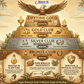 Eagle Rewards Club pyramid with different membership levels and benefits in a scenic landscape.