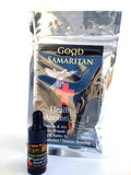 Biblical Healing oils like the Good Samaritan travel size 3ml glass dropper bottle.