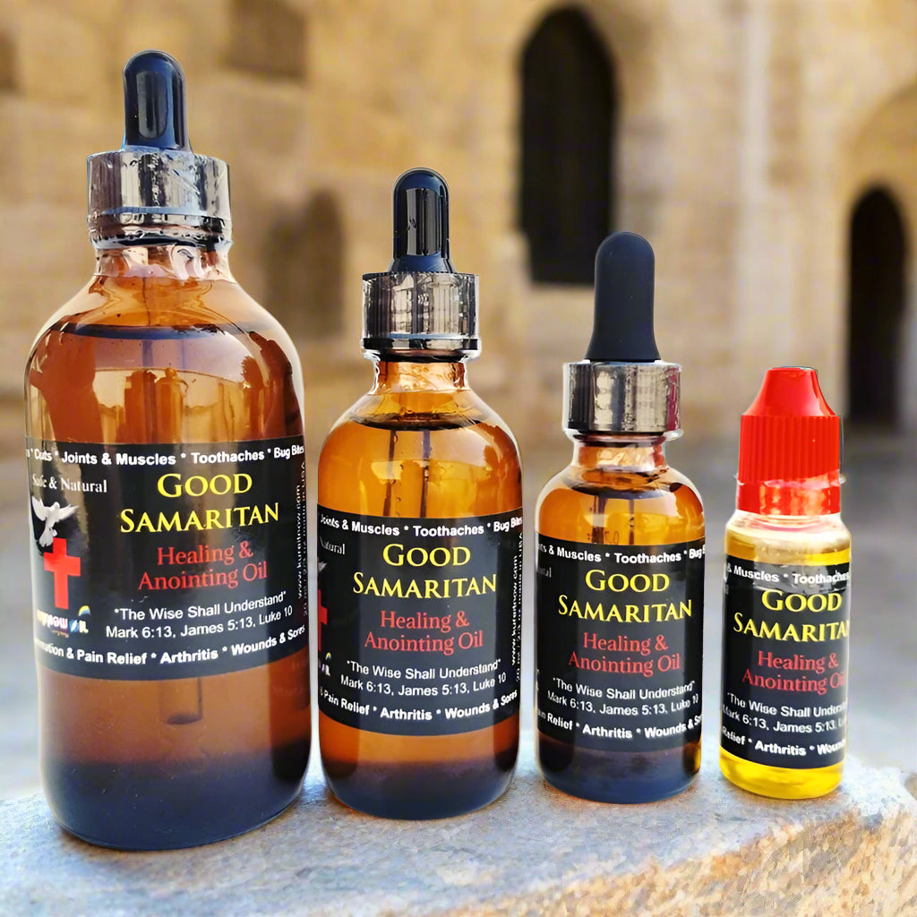 Making Good Samaritan oil is essential to healing others.