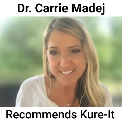 Dr. Carrie Madej Recommends Kure-it Rx8 biblical healing oil