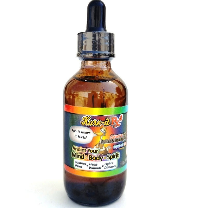60ml glass dropper Rx4 healing oil.