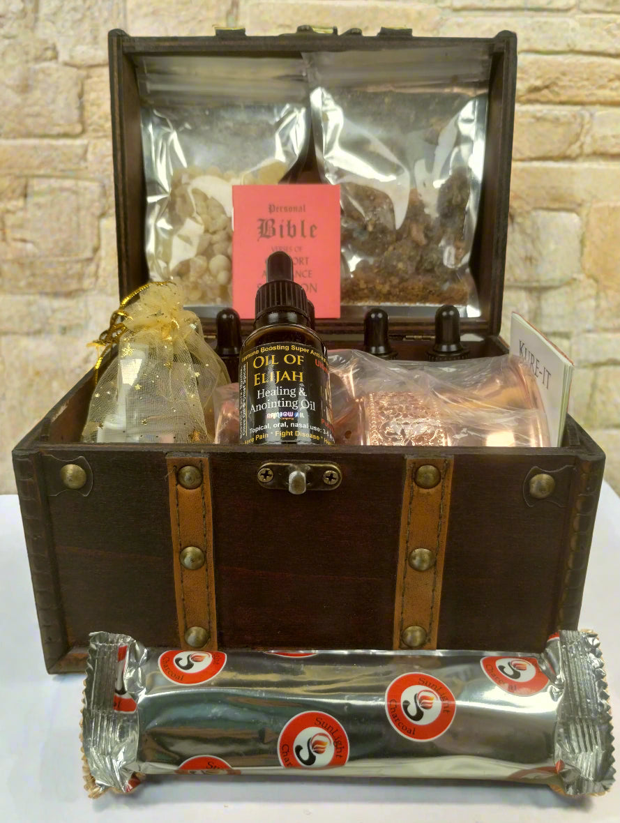 Kure-it Bible Healing Oil priceless treasure box